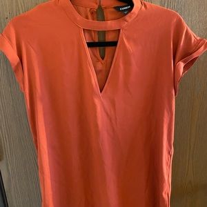 Orange Express blouse